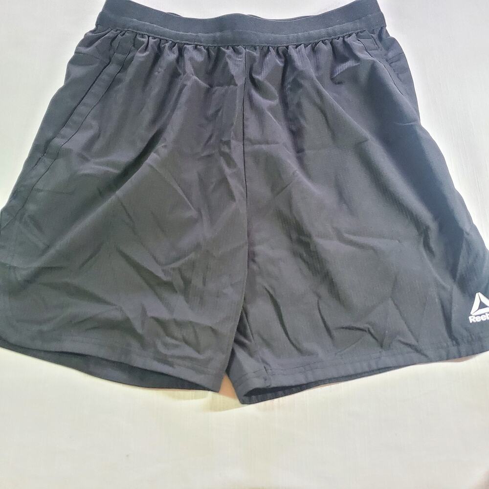Reebok Men's Size Medium Black Athletic Gym Workout Running Activewear Shorts